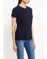 Женская темно-синяя футболка с круглым вырезом от Tommy Hilfiger