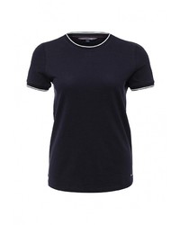 Женская темно-синяя футболка с круглым вырезом от Tommy Hilfiger