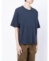 Мужская темно-синяя футболка с круглым вырезом от YMC