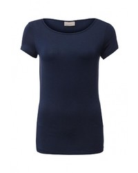 Женская темно-синяя футболка с круглым вырезом от Vero Moda