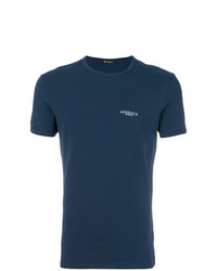 Мужская темно-синяя футболка с круглым вырезом от Versace