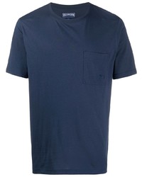 Мужская темно-синяя футболка с круглым вырезом от Vilebrequin