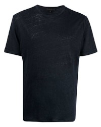 Мужская темно-синяя футболка с круглым вырезом от Vince