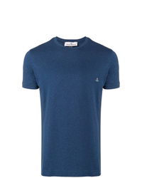 Мужская темно-синяя футболка с круглым вырезом от Vivienne Westwood