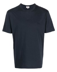 Мужская темно-синяя футболка с круглым вырезом от Woolrich