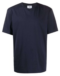 Мужская темно-синяя футболка с круглым вырезом от Y-3