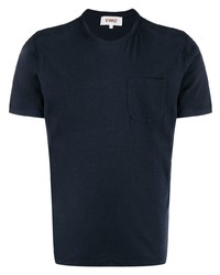 Мужская темно-синяя футболка с круглым вырезом от YMC