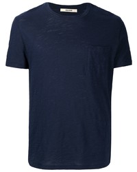 Мужская темно-синяя футболка с круглым вырезом от Zadig & Voltaire