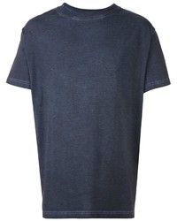 Мужская темно-синяя футболка с принтом от Off-White