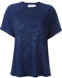 Женская темно-синяя футболка от adidas by Stella McCartney