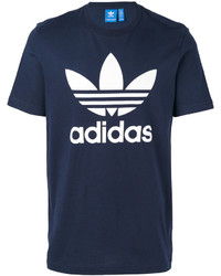 Мужская темно-синяя футболка от adidas
