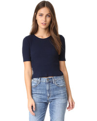 Женская темно-синяя футболка от AG Jeans