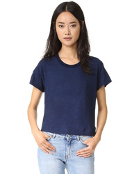 Женская темно-синяя футболка от AG Jeans