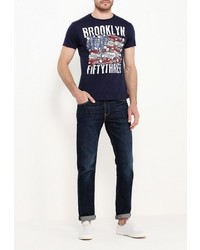 Мужская темно-синяя футболка от Alcott