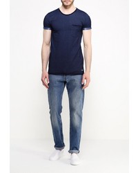 Мужская темно-синяя футболка от Anerkjendt