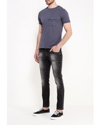 Мужская темно-синяя футболка от Another Influence