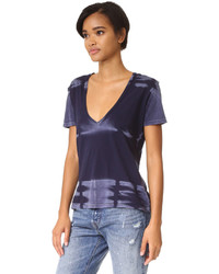 Женская темно-синяя футболка от Monrow