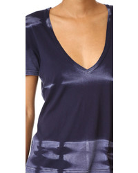 Женская темно-синяя футболка от Monrow