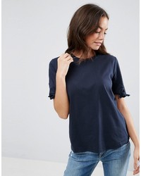 Женская темно-синяя футболка от Asos