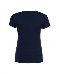 Женская темно-синяя футболка от Baon