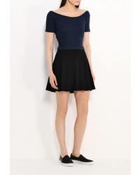 Женская темно-синяя футболка от Befree