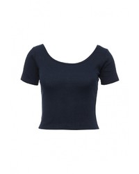 Женская темно-синяя футболка от Befree