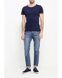 Мужская темно-синяя футболка от BLEND