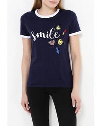 Женская темно-синяя футболка от Brave Soul