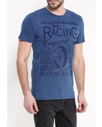 Мужская темно-синяя футболка от Brave Soul