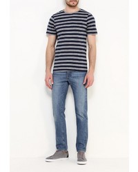 Мужская темно-синяя футболка от Brave Soul