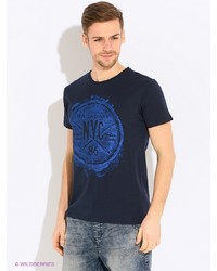 Мужская темно-синяя футболка от Broadway