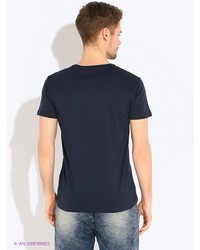 Мужская темно-синяя футболка от Broadway