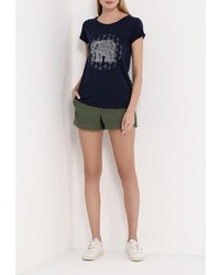 Женская темно-синяя футболка от Broadway