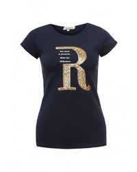 Женская темно-синяя футболка от Bruebeck