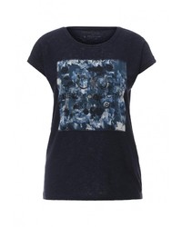 Женская темно-синяя футболка от Calvin Klein Jeans