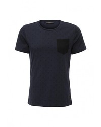 Мужская темно-синяя футболка от Casual Friday by Blend