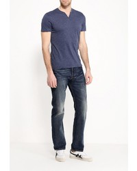 Мужская темно-синяя футболка от Celio