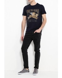 Мужская темно-синяя футболка от Celio