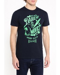 Мужская темно-синяя футболка от Cesare Paciotti