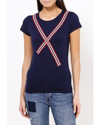 Женская темно-синяя футболка от Chic Chic