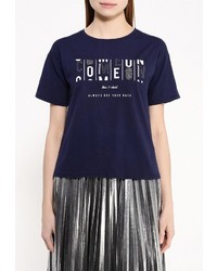 Женская темно-синяя футболка от Chic Chic