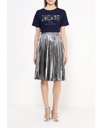 Женская темно-синяя футболка от Chic Chic