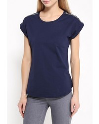 Женская темно-синяя футболка от Chic Chic