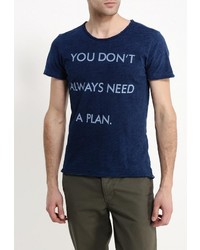 Мужская темно-синяя футболка от Chromosome