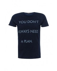 Мужская темно-синяя футболка от Chromosome