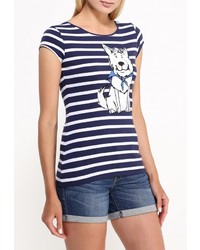 Женская темно-синяя футболка от Concept Club