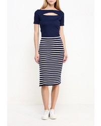 Женская темно-синяя футболка от Concept Club