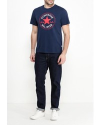 Мужская темно-синяя футболка от Converse