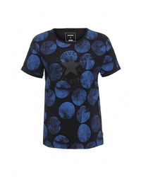 Женская темно-синяя футболка от Converse