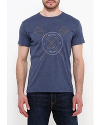 Мужская темно-синяя футболка от Cortefiel